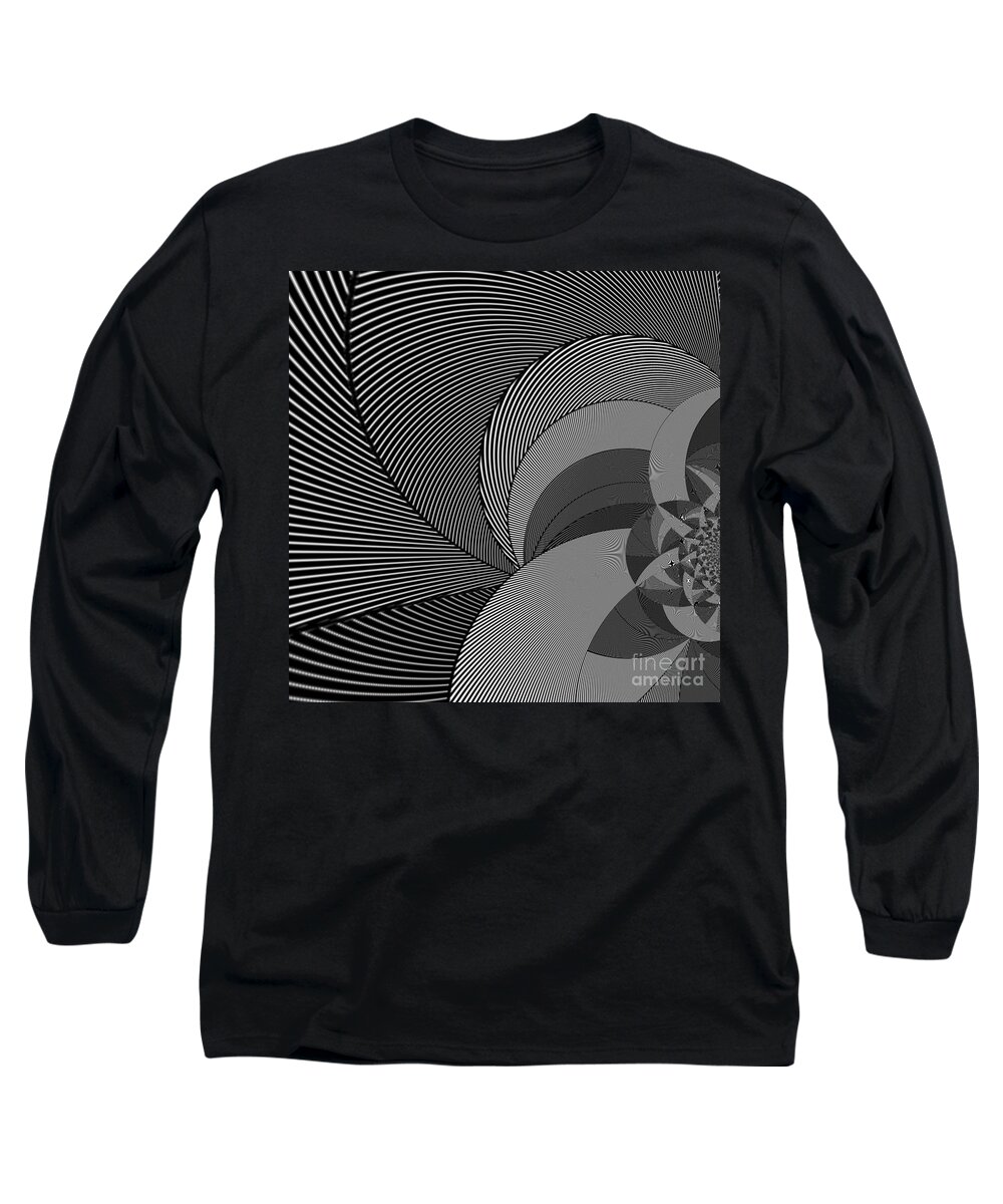 Black Long Sleeve T-Shirt featuring the digital art Why Not by Designs By L