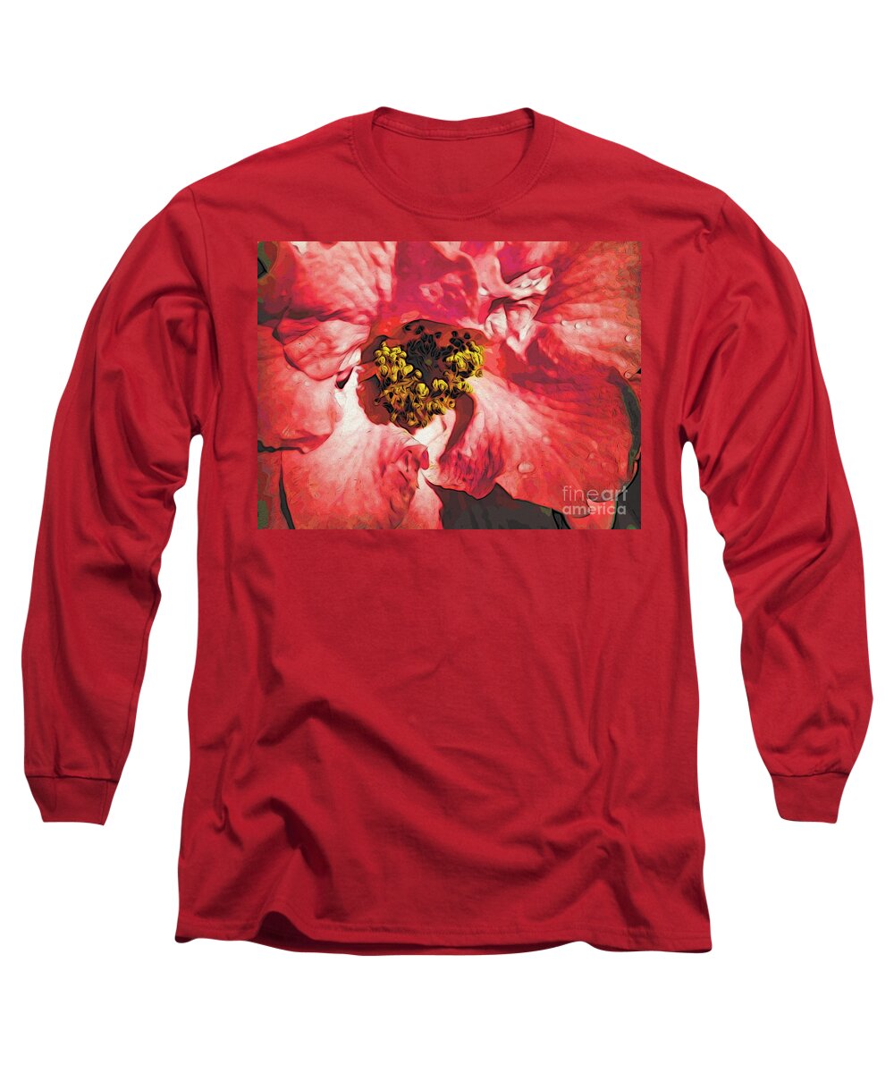 Flora Long Sleeve T-Shirt featuring the photograph Morning Dew #1 by Jacklyn Duryea Fraizer