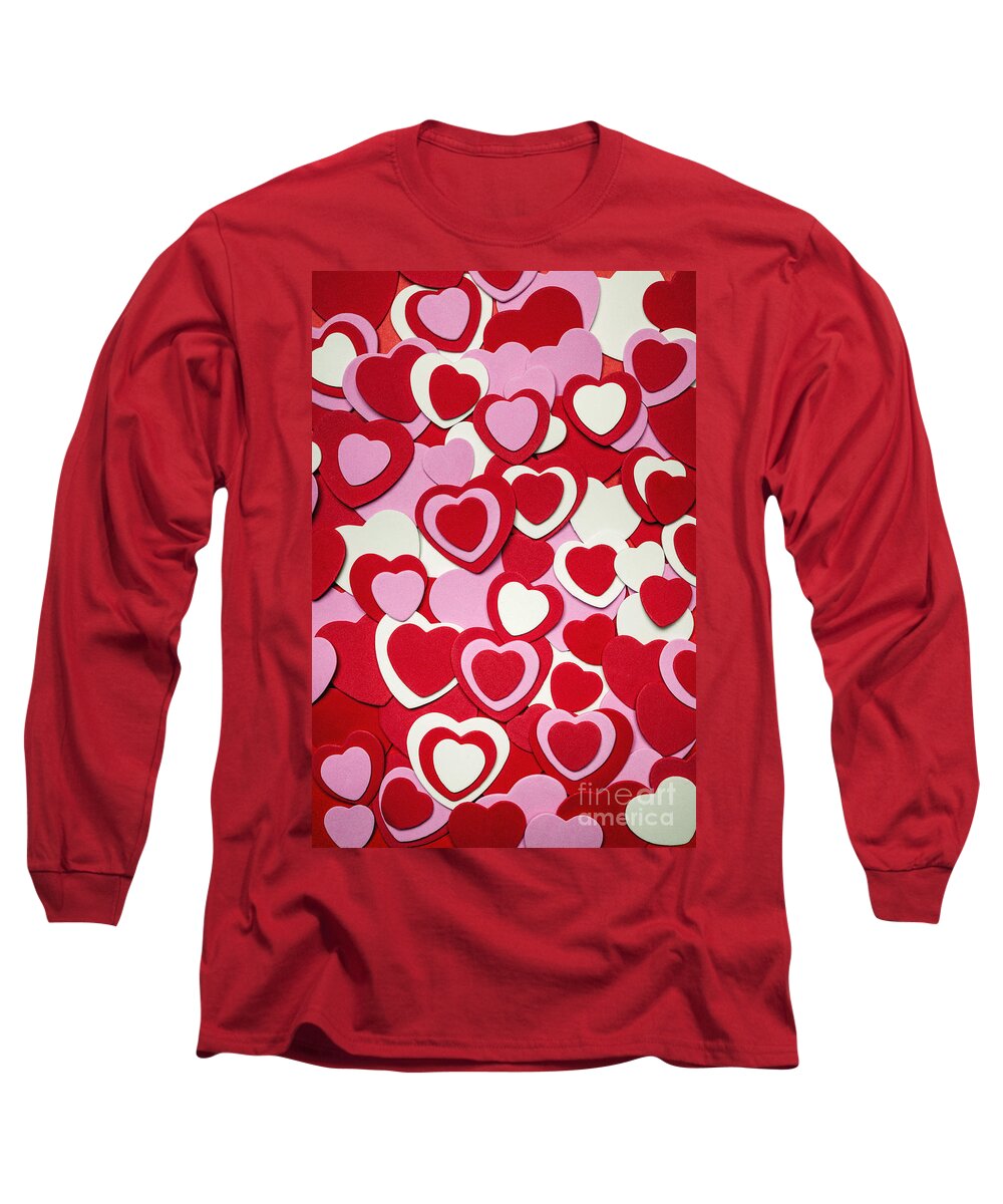 Hearts Long Sleeve T-Shirt featuring the photograph Valentines day hearts 3 by Elena Elisseeva
