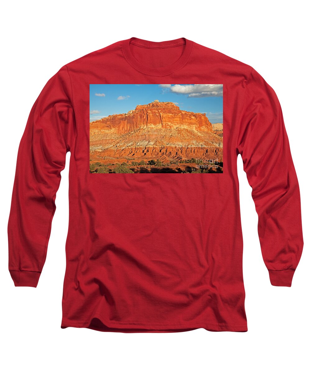 Autumn Long Sleeve T-Shirt featuring the photograph The Goosenecks Capitol Reef National Park #2 by Fred Stearns