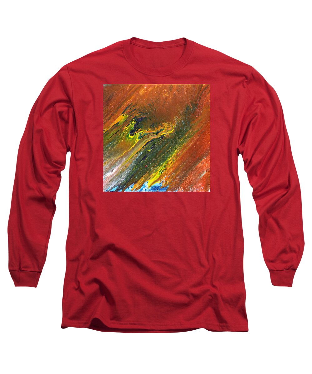 Fusionart Long Sleeve T-Shirt featuring the painting Distance by Ralph White