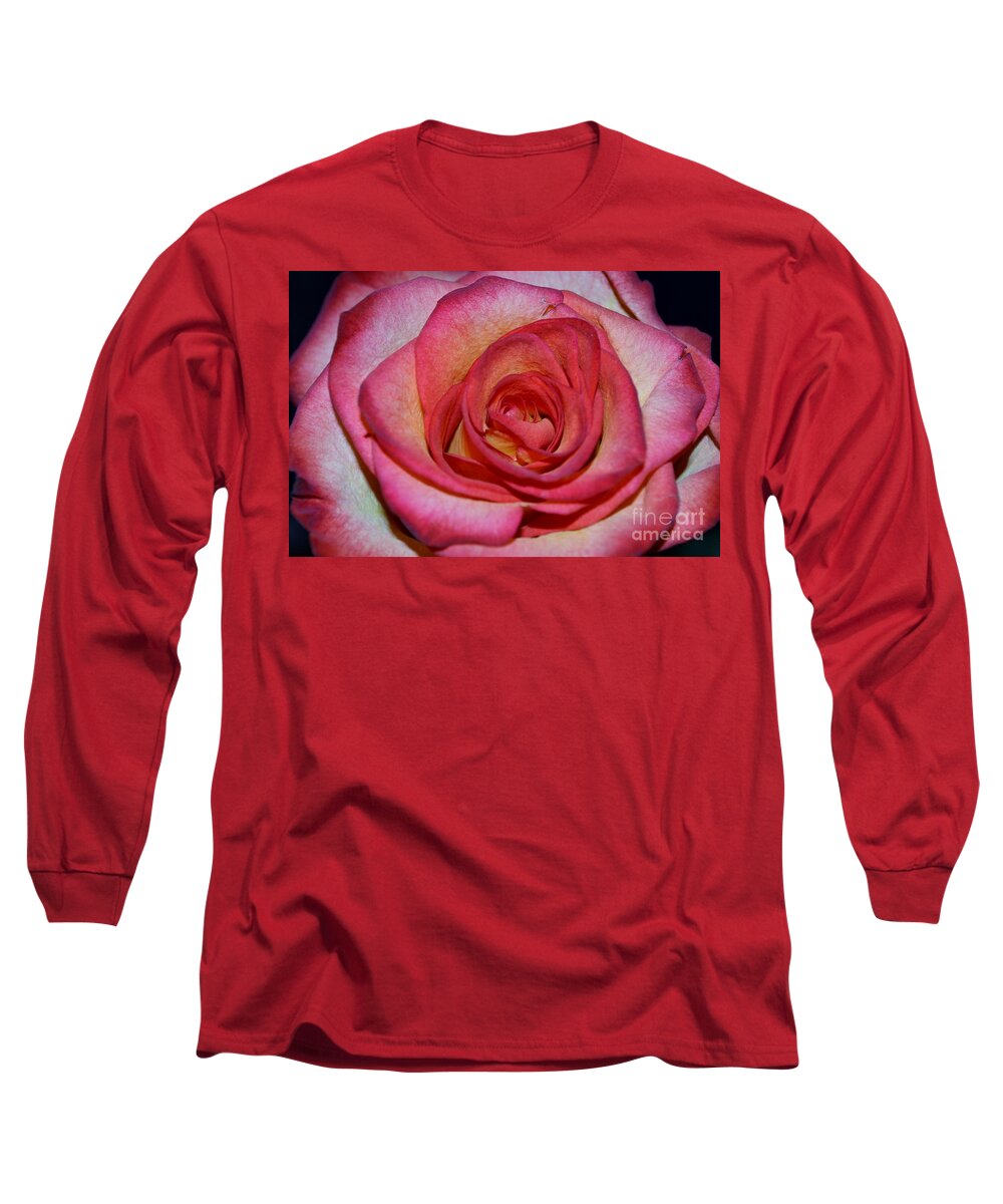 Rose Photographs Long Sleeve T-Shirt featuring the photograph Event rose by Felicia Tica