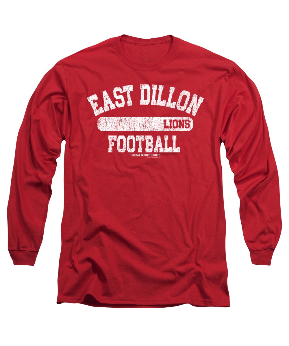  Long Sleeve T-Shirt featuring the digital art Friday Night Lights - Lions Pill Box by Brand A