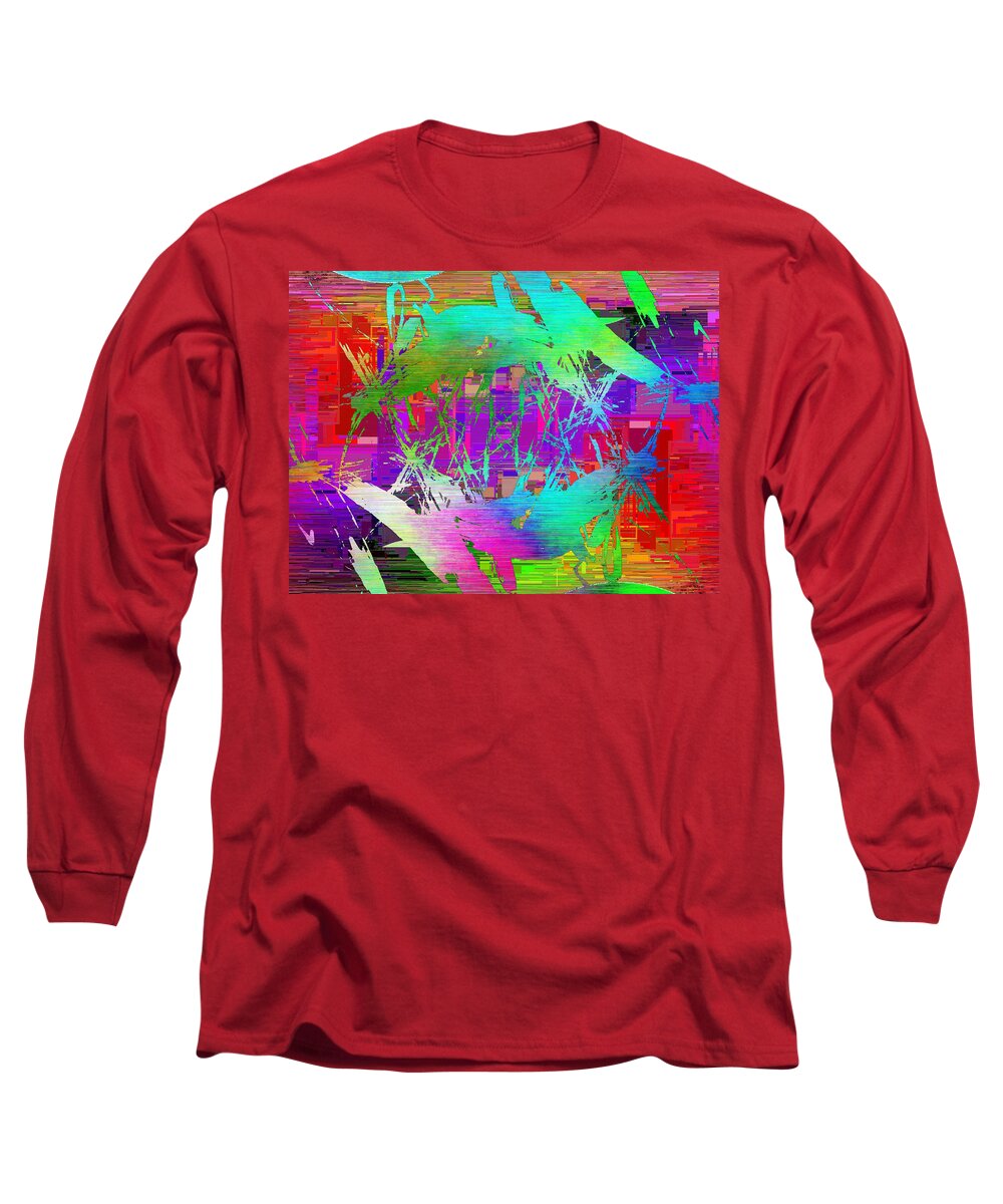 Graffiti Long Sleeve T-Shirt featuring the digital art Graffiti Cubed 2 by Tim Allen