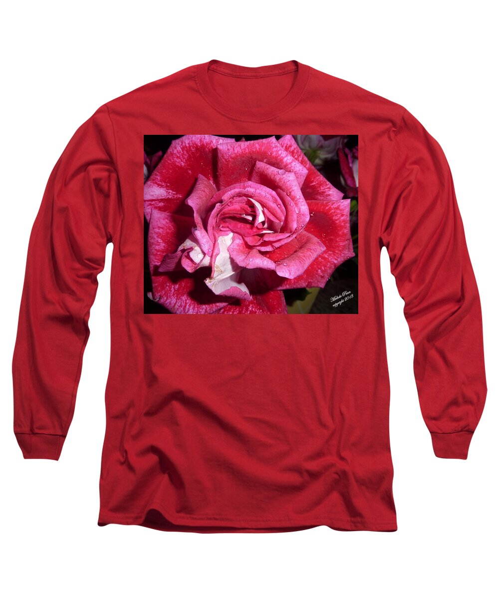 Red Rose Long Sleeve T-Shirt featuring the photograph Red Beauty 2 by Michele Penn