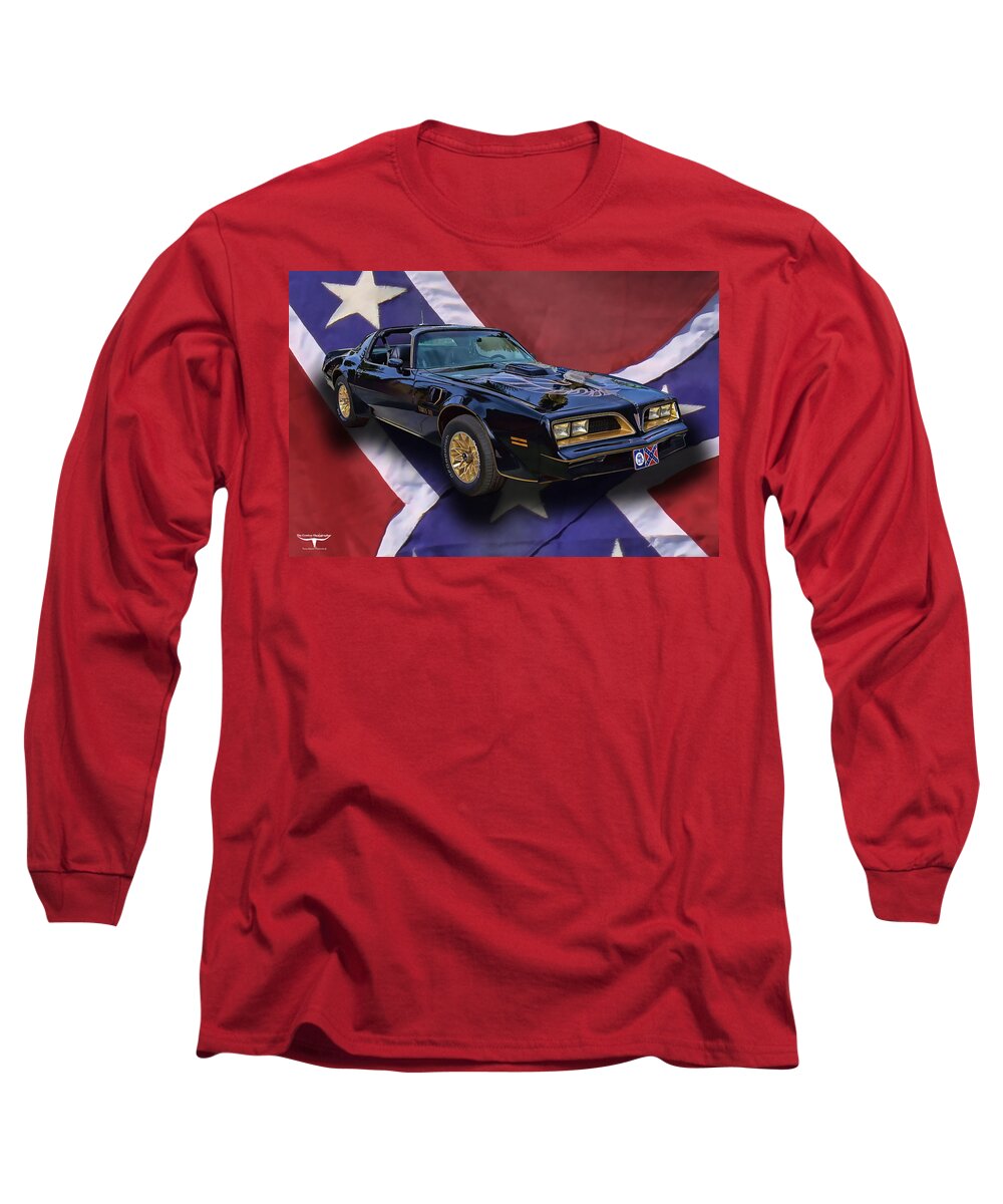 1977 Pontiac Firebird Trans Am Long Sleeve T-Shirt featuring the photograph The Bandit by Tommy Anderson