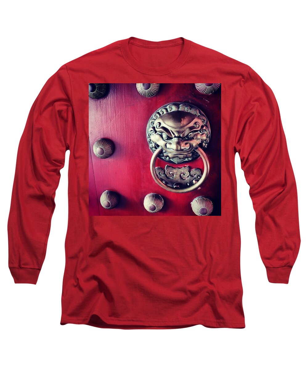 Door Long Sleeve T-Shirt featuring the photograph The Door by Aleck Cartwright