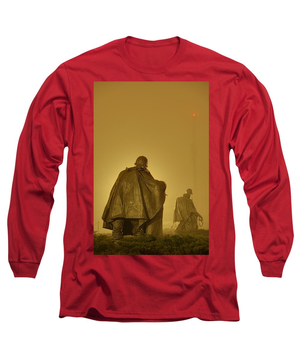 Metro Long Sleeve T-Shirt featuring the photograph The Fog Of War #2 by Metro DC Photography