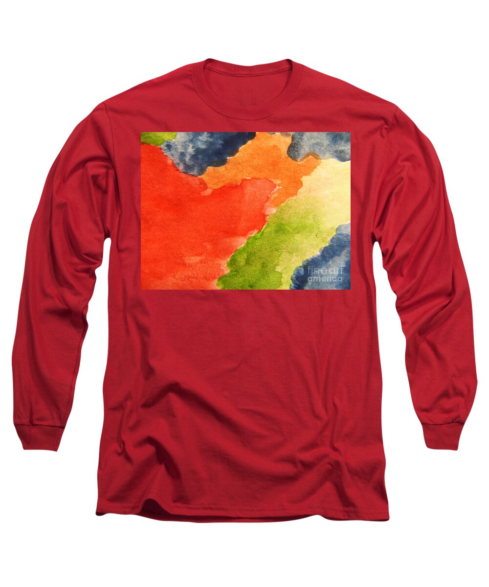 Yellow Long Sleeve T-Shirt featuring the photograph Wash Away by Andrea Anderegg
