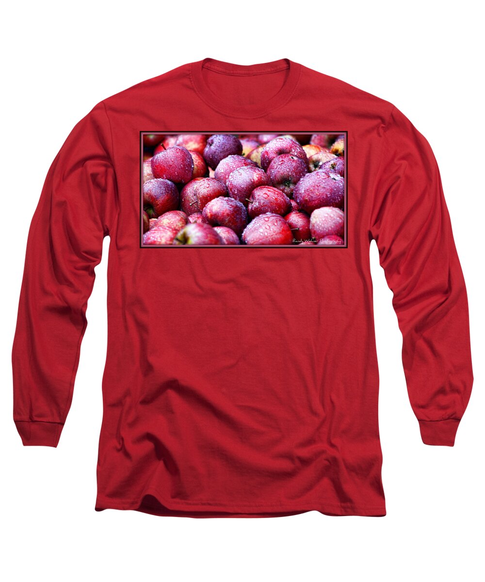 Apple Long Sleeve T-Shirt featuring the photograph Apples by Randy Wehner