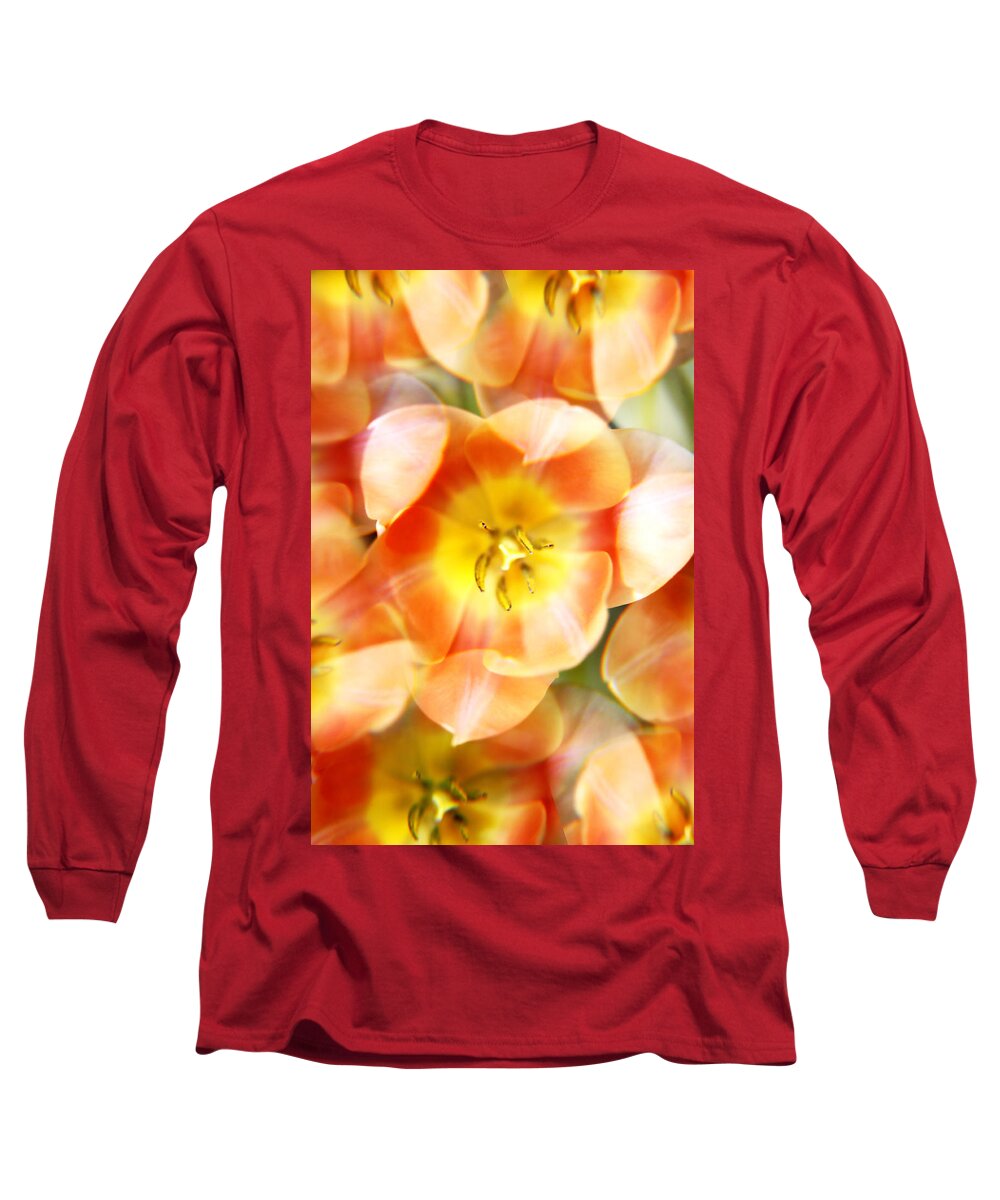 Surreal Long Sleeve T-Shirt featuring the photograph Dreamy Tulips by Marilyn Hunt