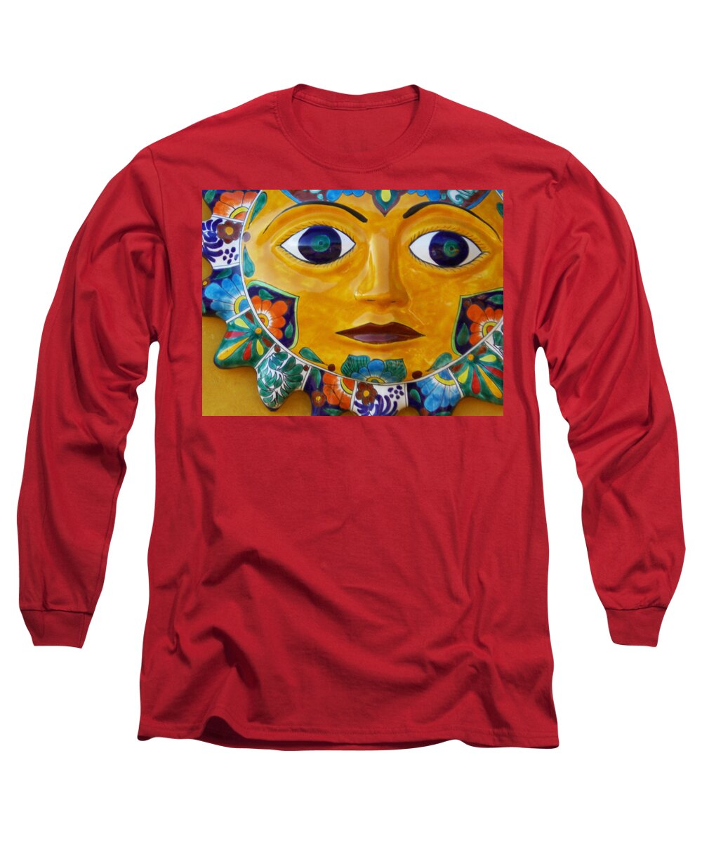 Caliente Long Sleeve T-Shirt featuring the photograph El Sol by Kathy Corday
