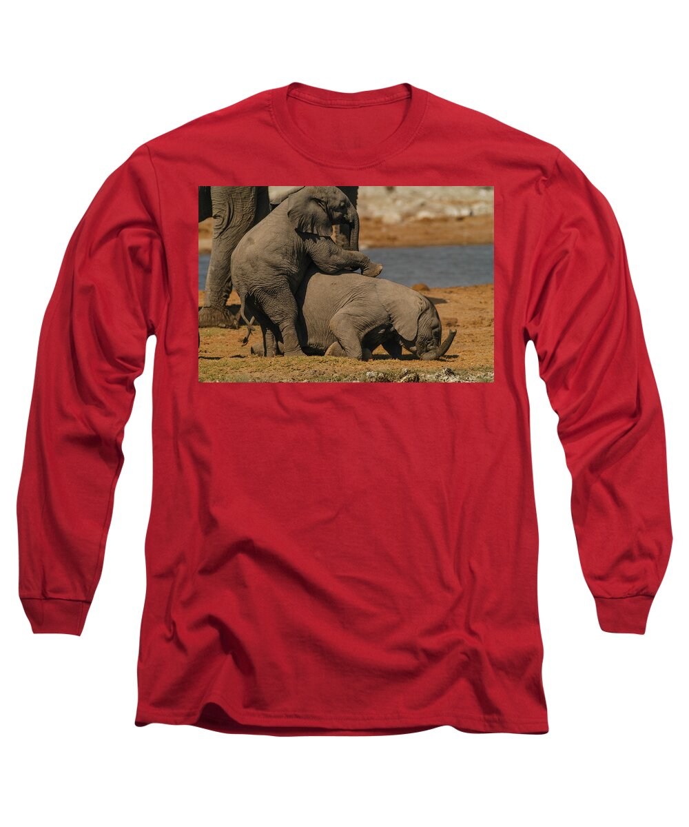Focussed Long Sleeve T-Shirt featuring the photograph Us together by Alistair Lyne