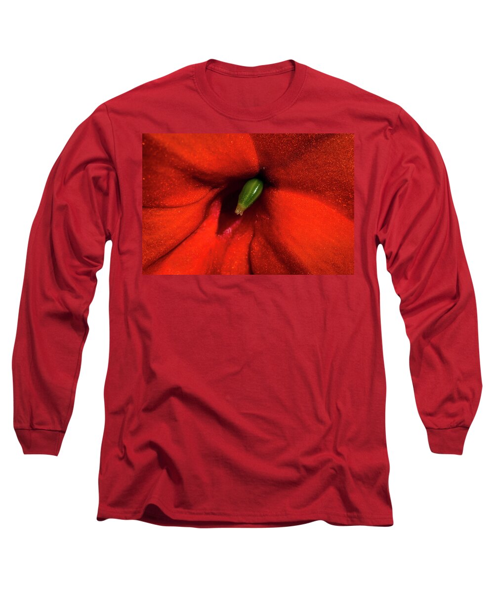 Jay Stockhaus Long Sleeve T-Shirt featuring the photograph Red and Green #1 by Jay Stockhaus