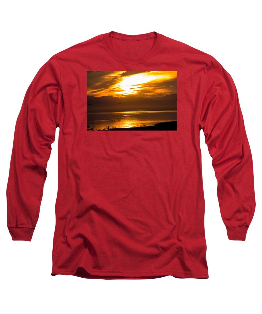 Sunset Long Sleeve T-Shirt featuring the photograph Sunset #1 by Hyuntae Kim