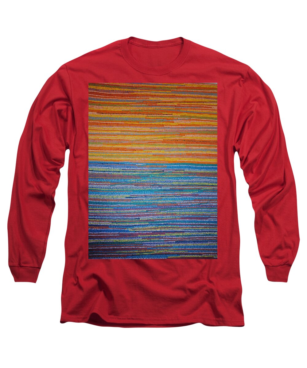 Inspirational Long Sleeve T-Shirt featuring the painting Identity #10 by Kyung Hee Hogg