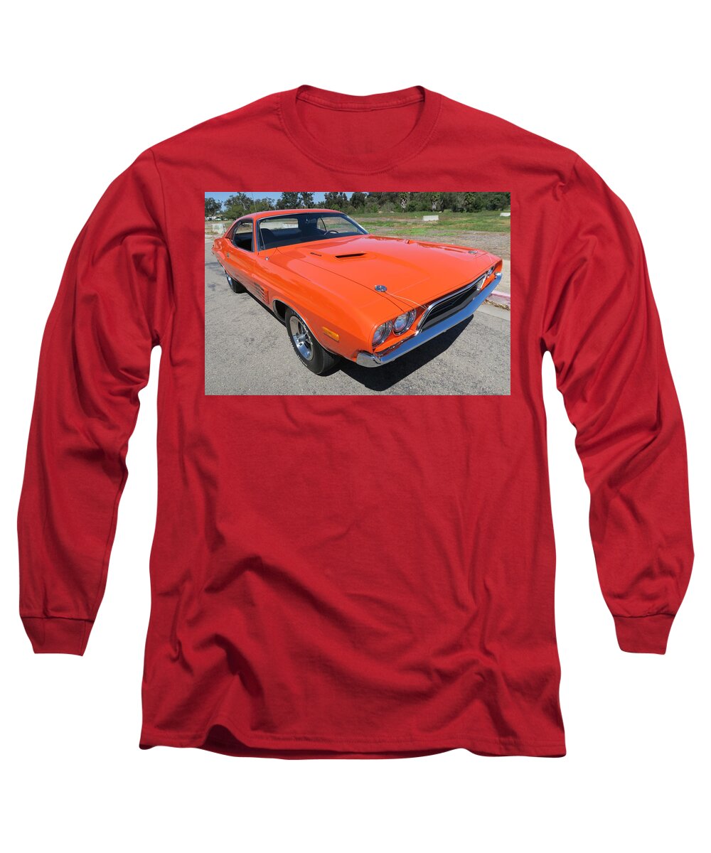 Dodge Challenger Long Sleeve T-Shirt featuring the photograph Dodge Challenger #2 by Jackie Russo