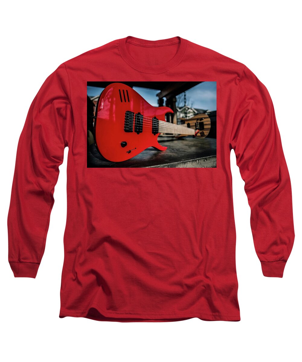 Guitar Long Sleeve T-Shirt featuring the photograph Guitar #2 by Jackie Russo