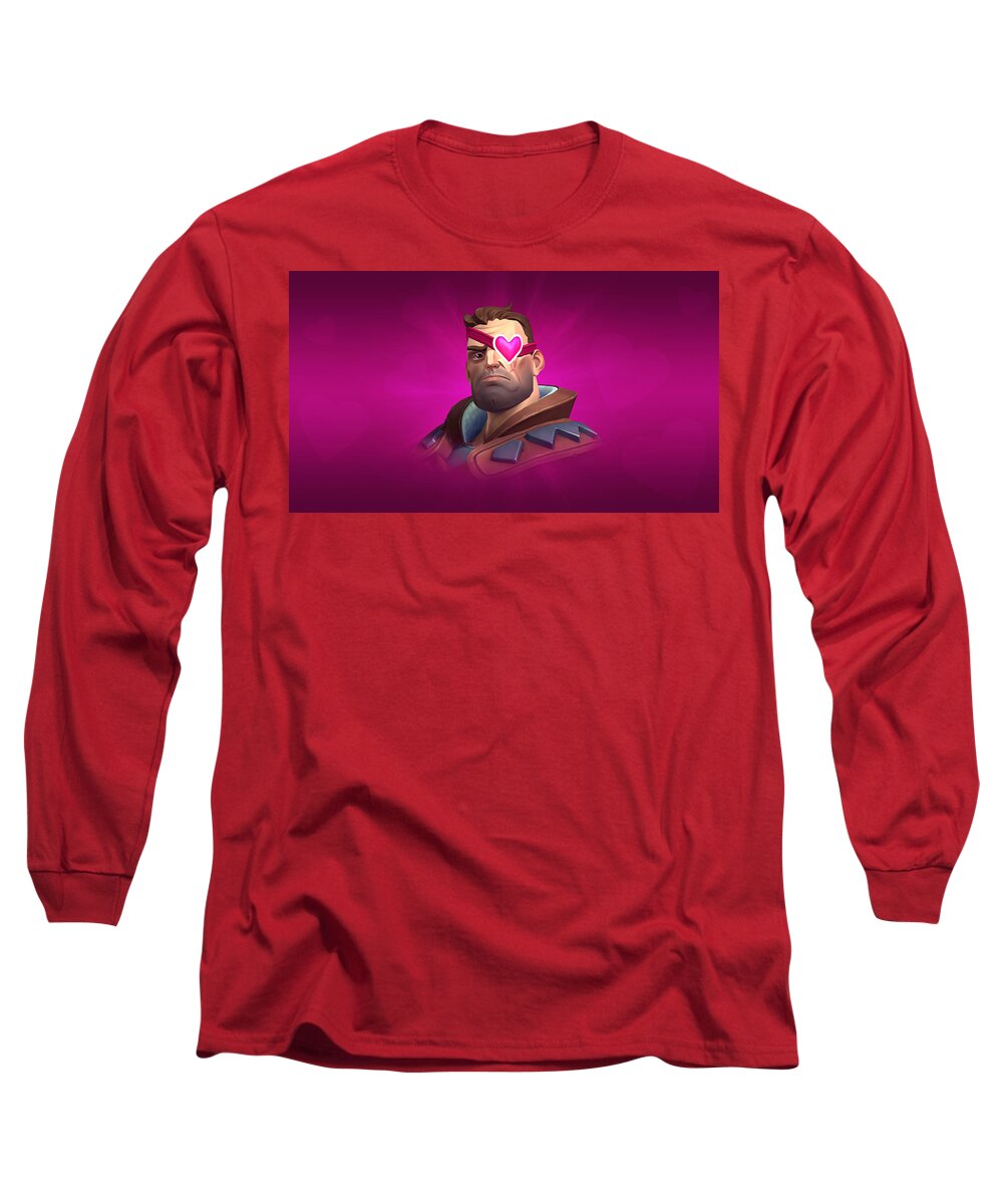 Paladins Long Sleeve T-Shirt featuring the digital art Paladins #2 by Super Lovely