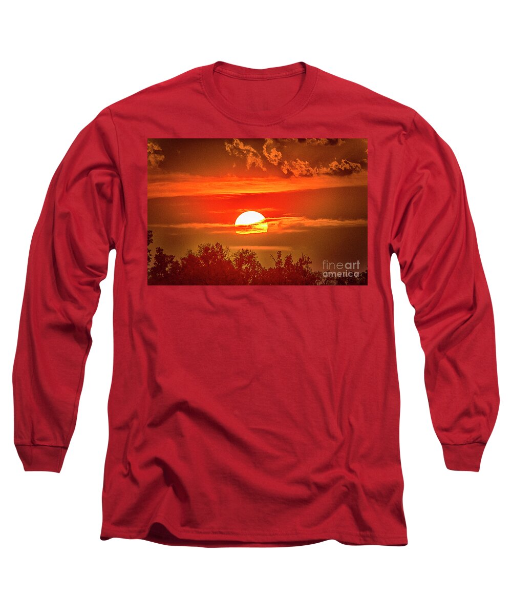 Sunset Long Sleeve T-Shirt featuring the photograph Sunset #2 by Pravine Chester