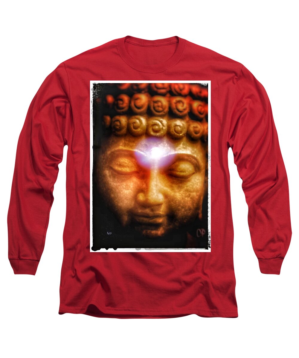 Anna Is The Third Eye Long Sleeve T-Shirt featuring the photograph Ajna by Christine Paris