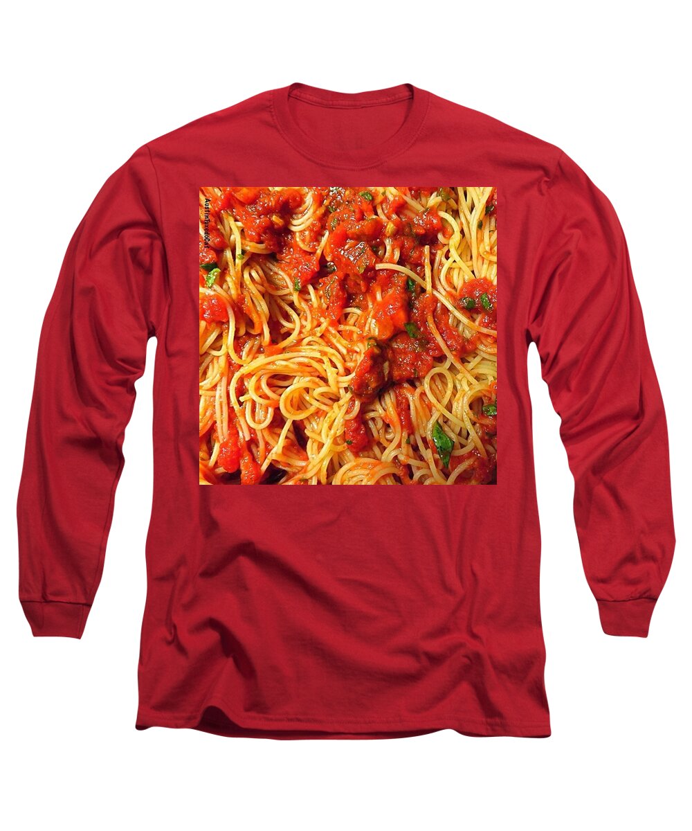 Yummyfood Long Sleeve T-Shirt featuring the photograph Are You #hungry Now?

#yummylicious by Austin Tuxedo Cat