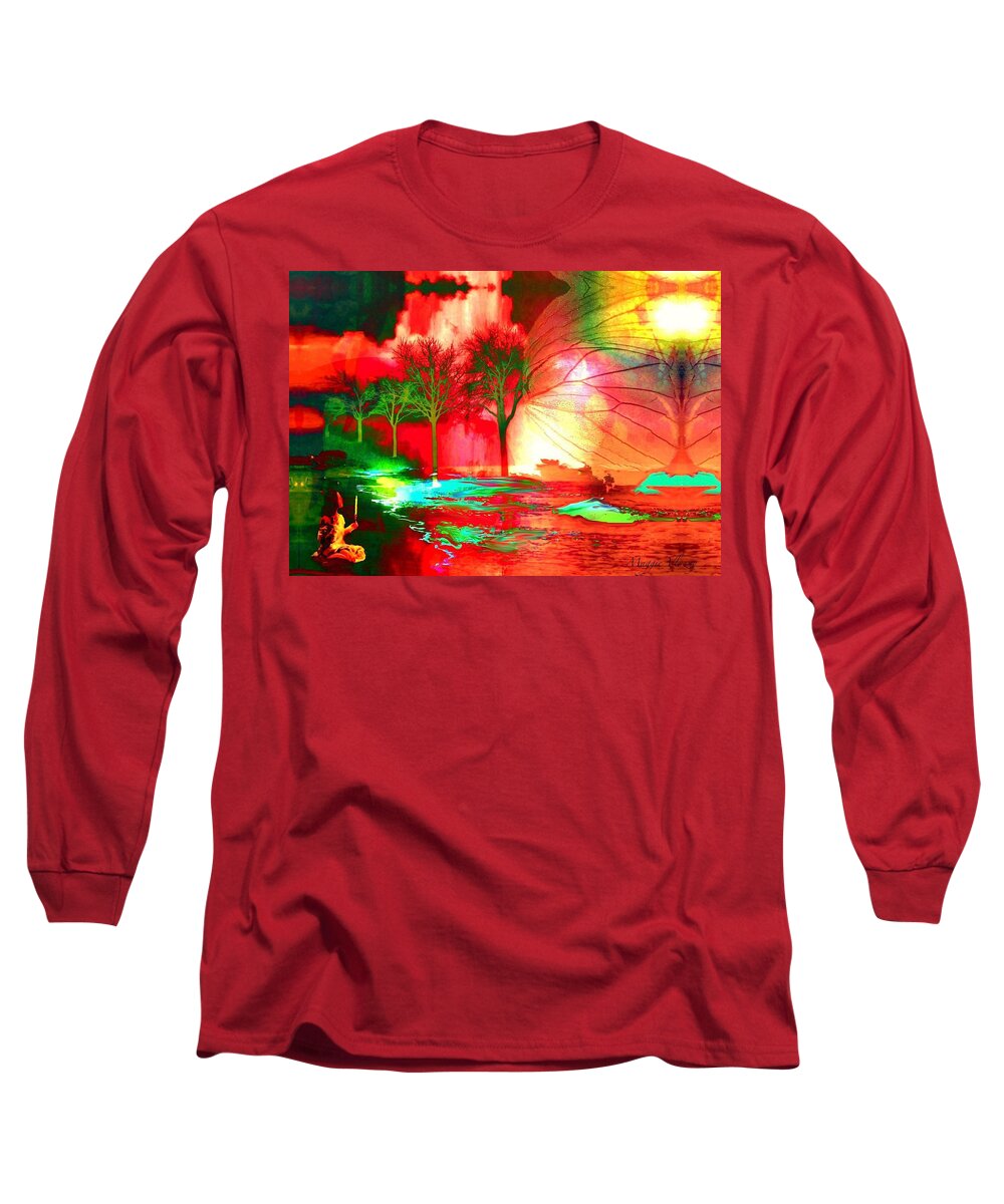 Bold And Beautiful Long Sleeve T-Shirt featuring the digital art Bold and Beautiful Fantasy by Femina Photo Art By Maggie