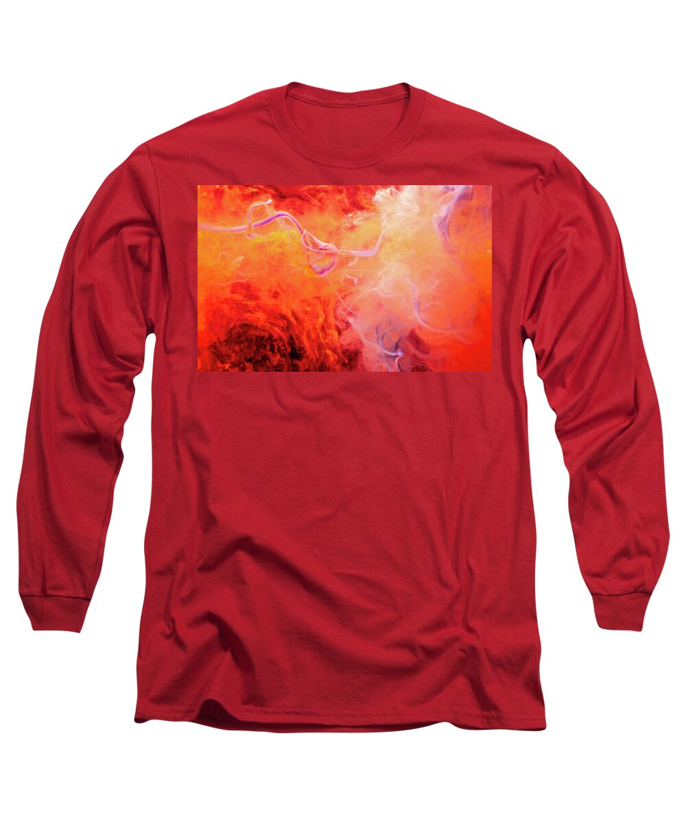 Abstract Long Sleeve T-Shirt featuring the photograph Brainstorm - Fine Art Photography by Modern Abstract