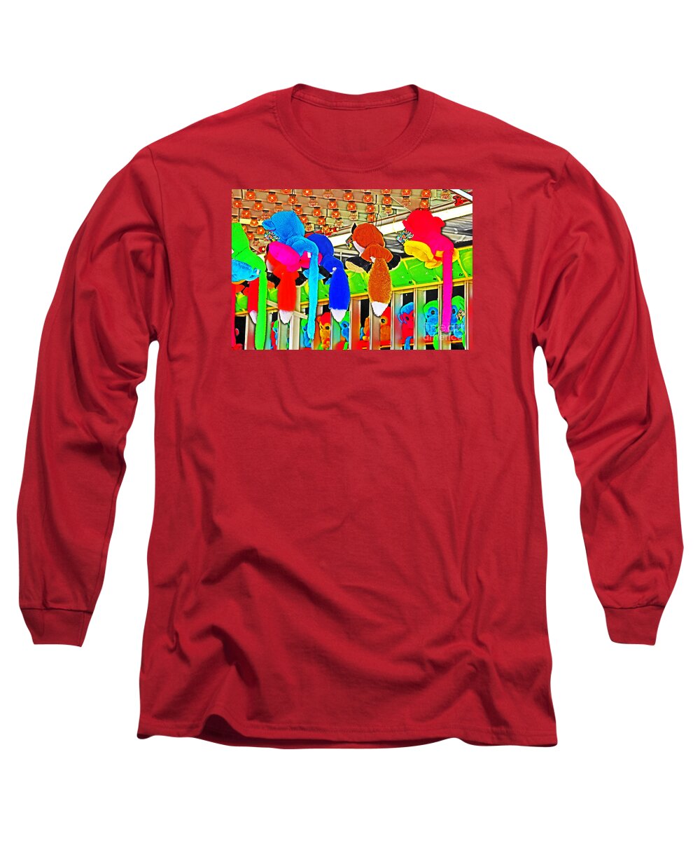 Carnival Long Sleeve T-Shirt featuring the photograph Carnival Critters by David Frederick