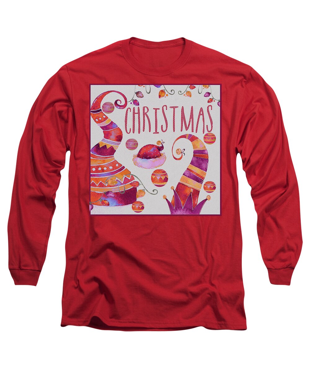 Christmas Long Sleeve T-Shirt featuring the digital art Christmas by Jeff Burgess