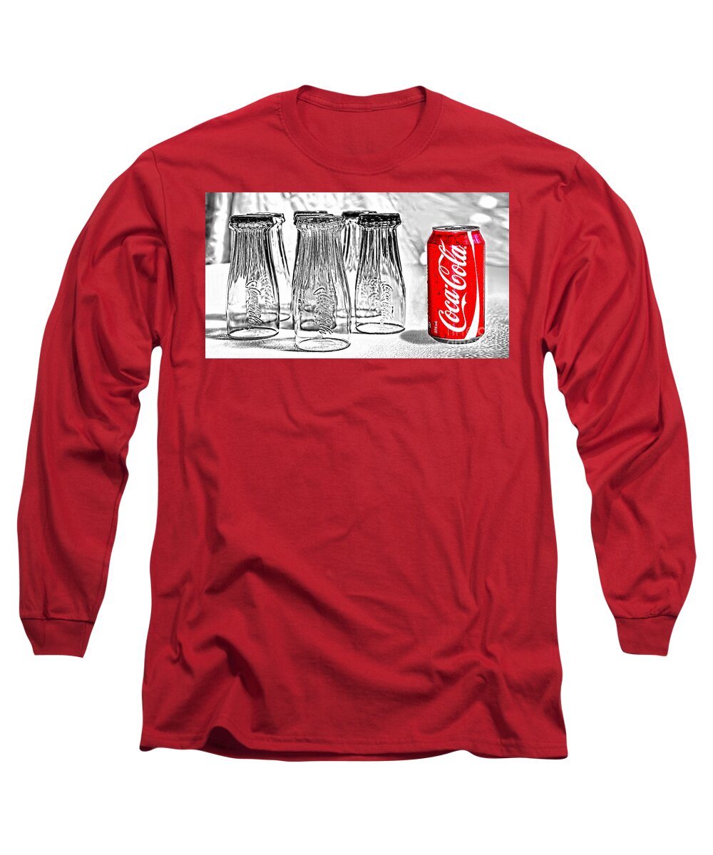 Coca-cola Long Sleeve T-Shirt featuring the photograph Coca-Cola ready to drink by Kaye Menner by Kaye Menner