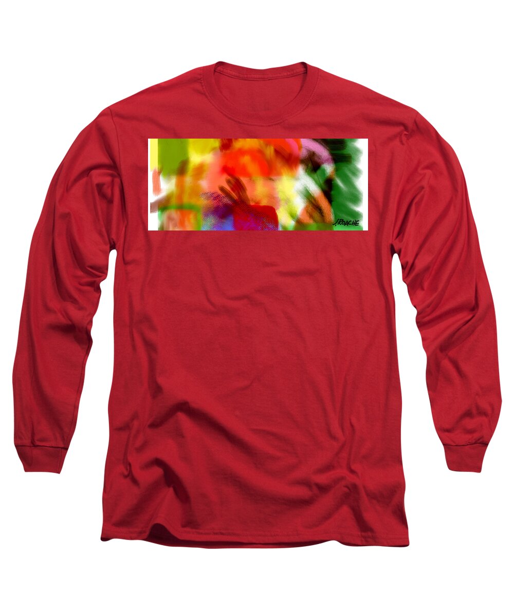 Color Long Sleeve T-Shirt featuring the digital art Color Fog by Joe Roache