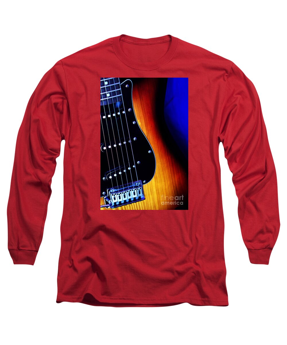 Guitar Long Sleeve T-Shirt featuring the photograph Come play with me by Baggieoldboy