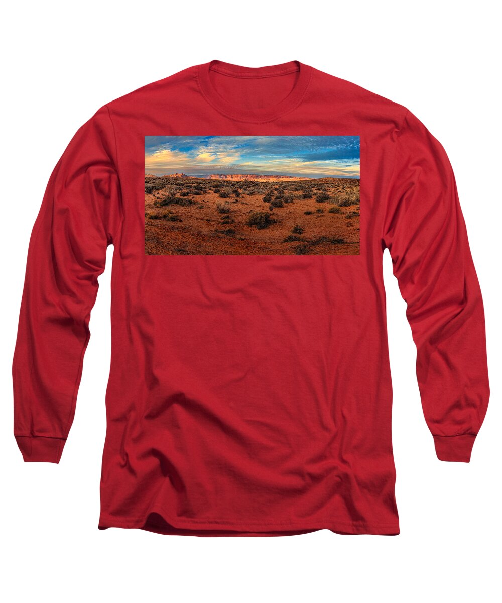 Nevada Long Sleeve T-Shirt featuring the photograph Days End by Ches Black