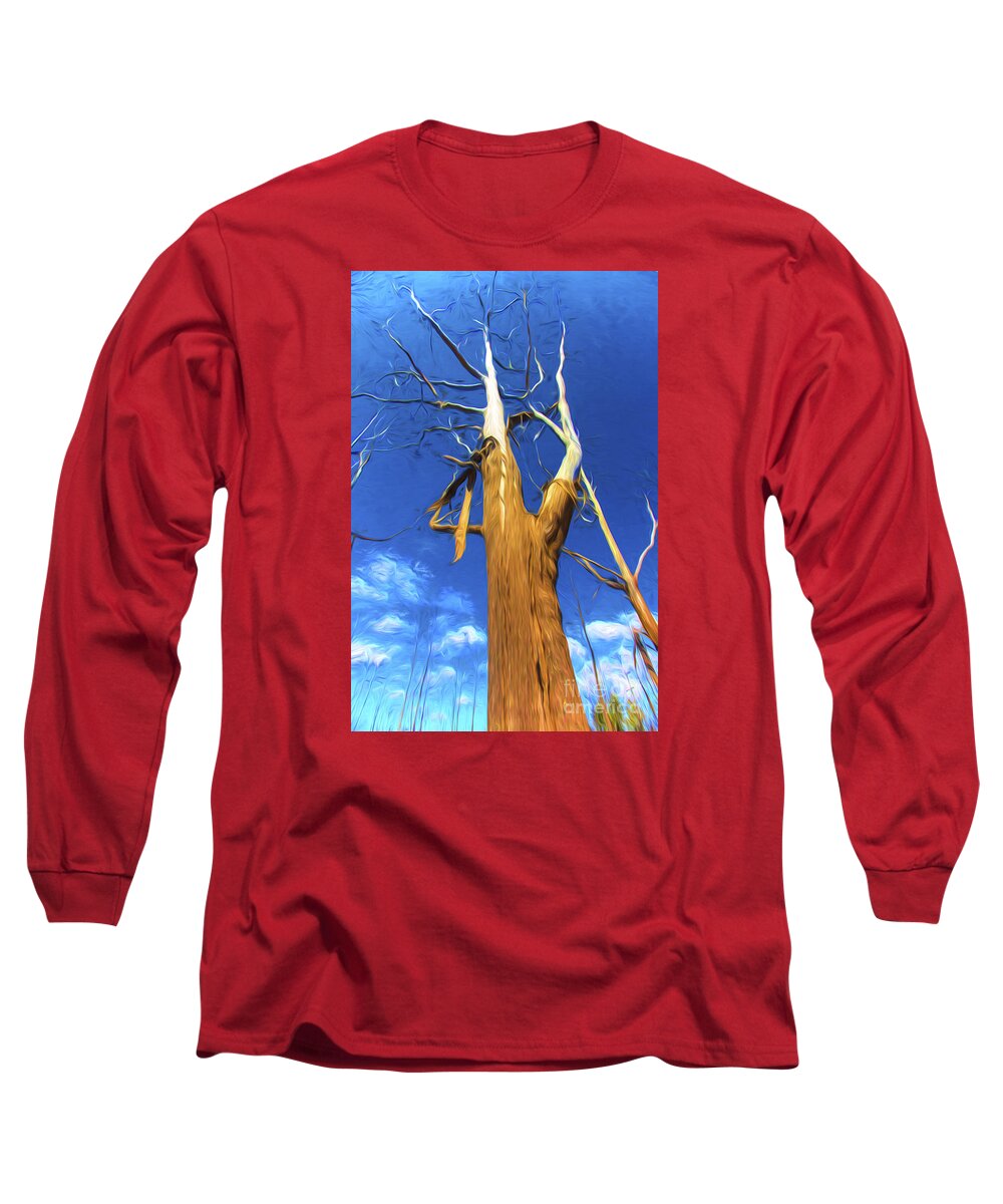 Dead Tree Long Sleeve T-Shirt featuring the photograph Dead gum tree by Sheila Smart Fine Art Photography