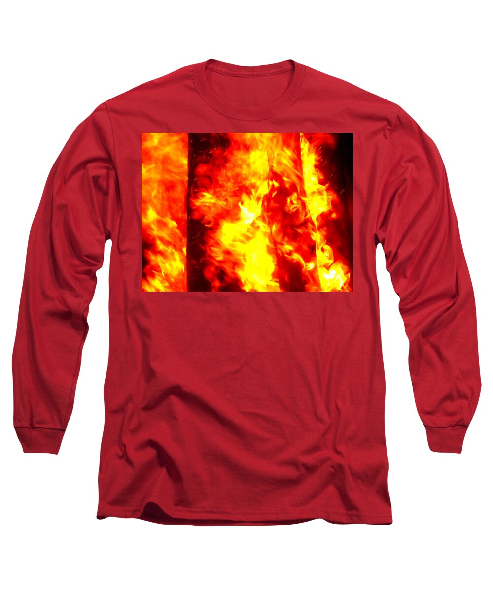 Natural Abstract Long Sleeve T-Shirt featuring the photograph Desire by Anna Duyunova