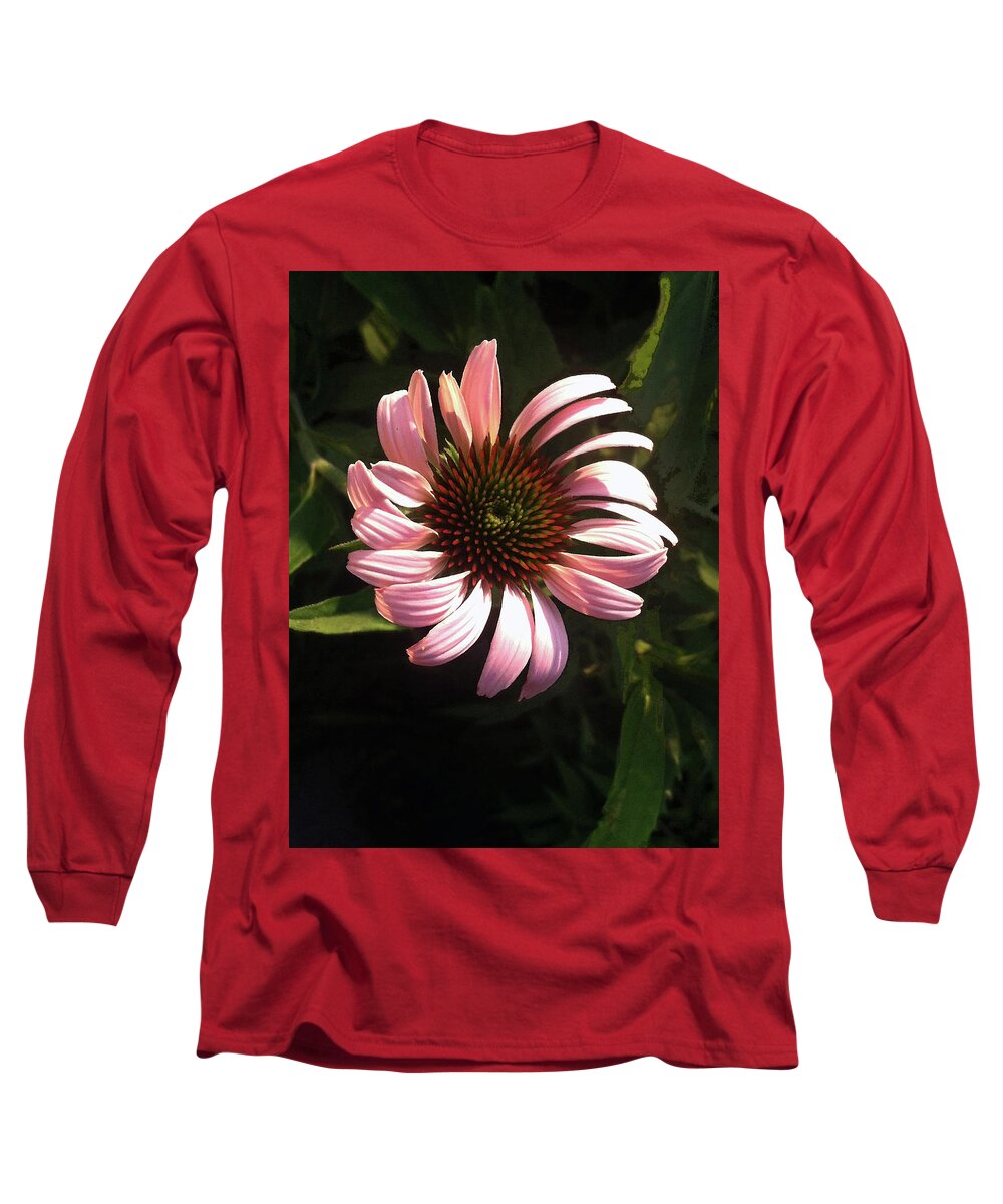 Flower Long Sleeve T-Shirt featuring the photograph Echinacea by Steve Karol