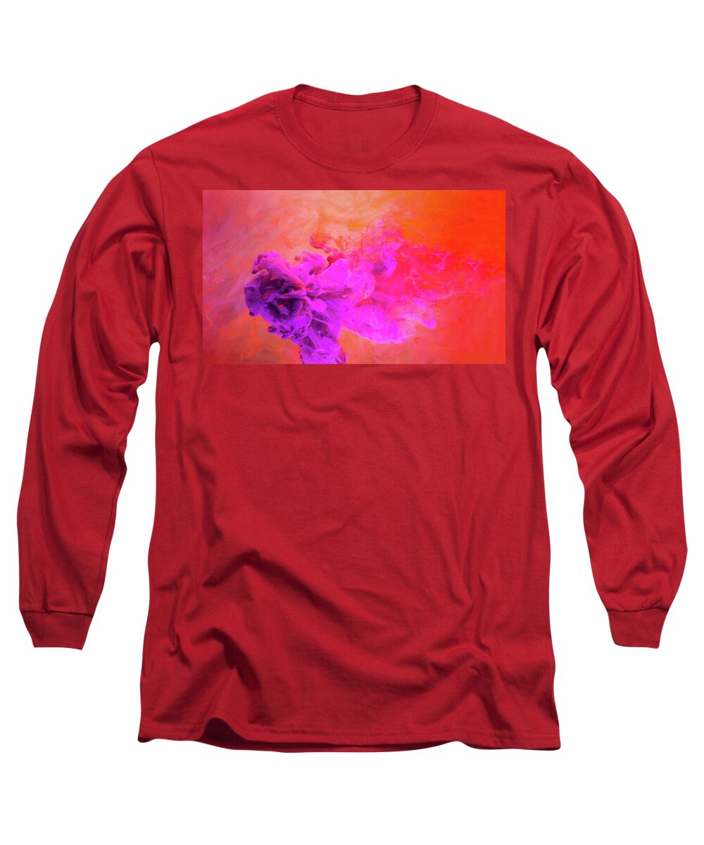 Abstract Long Sleeve T-Shirt featuring the photograph Emotional Fusion - Abstract Art Photography by Modern Abstract