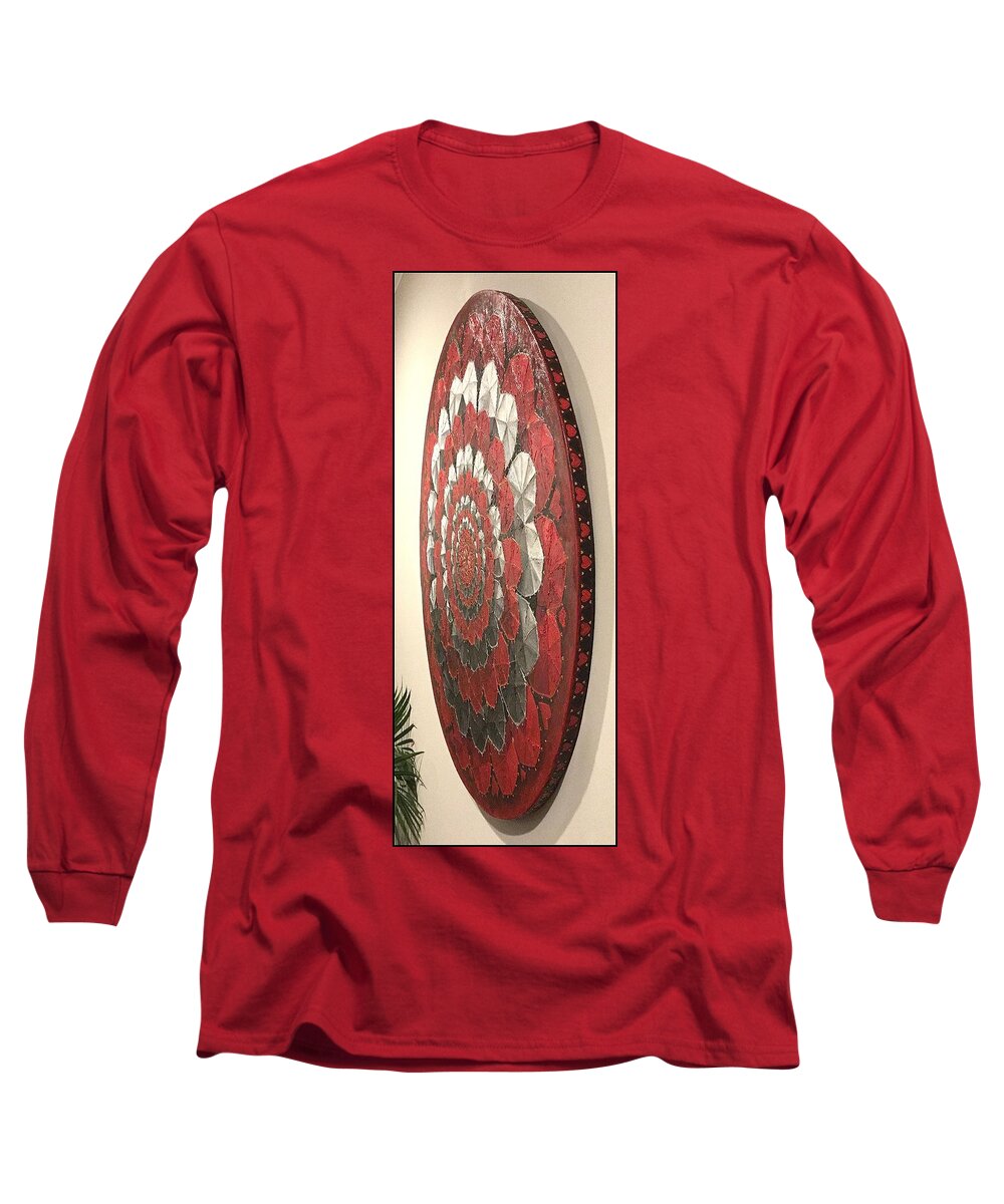  Long Sleeve T-Shirt featuring the painting Eternal Hearts by James Lanigan Thompson MFA