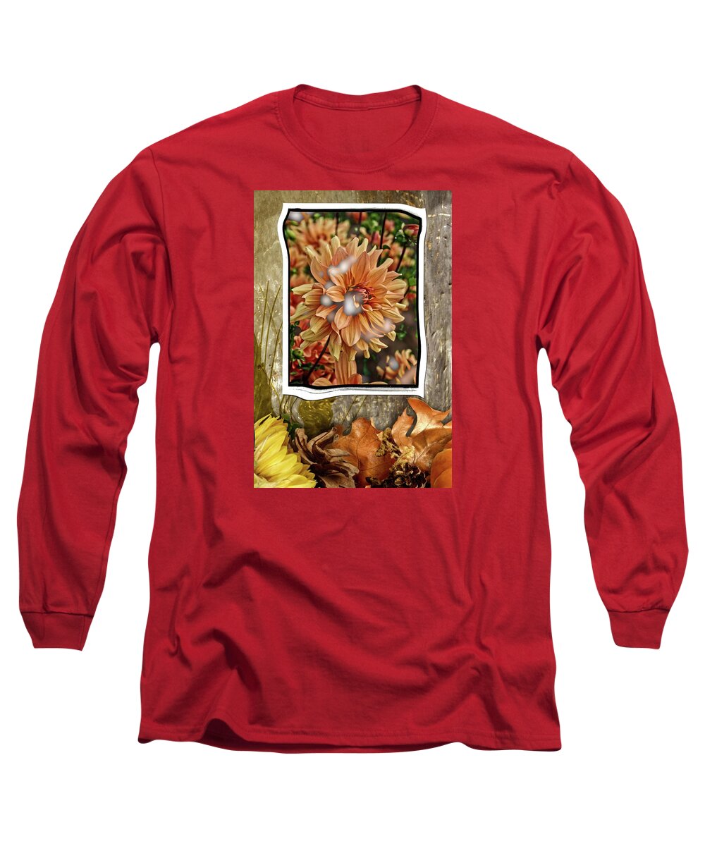 Fall Long Sleeve T-Shirt featuring the photograph Dahlia by Thom Zehrfeld