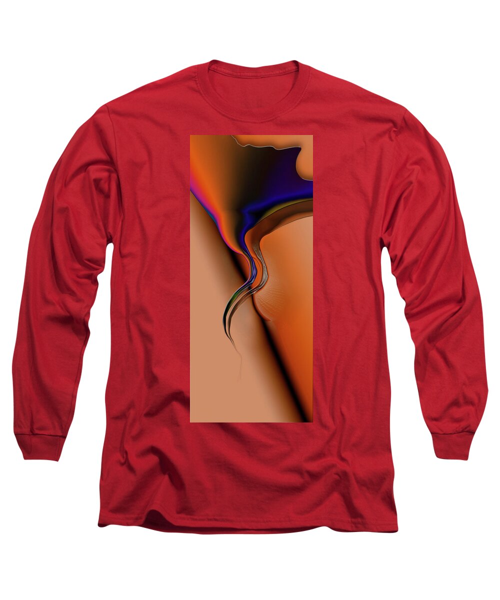 Mighty Sight Studio Long Sleeve T-Shirt featuring the digital art Feign by Steve Sperry