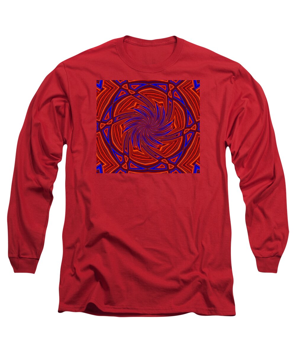 Flag Long Sleeve T-Shirt featuring the photograph Flag Of The 55th Naval Illusionist Regiment by James Stoshak