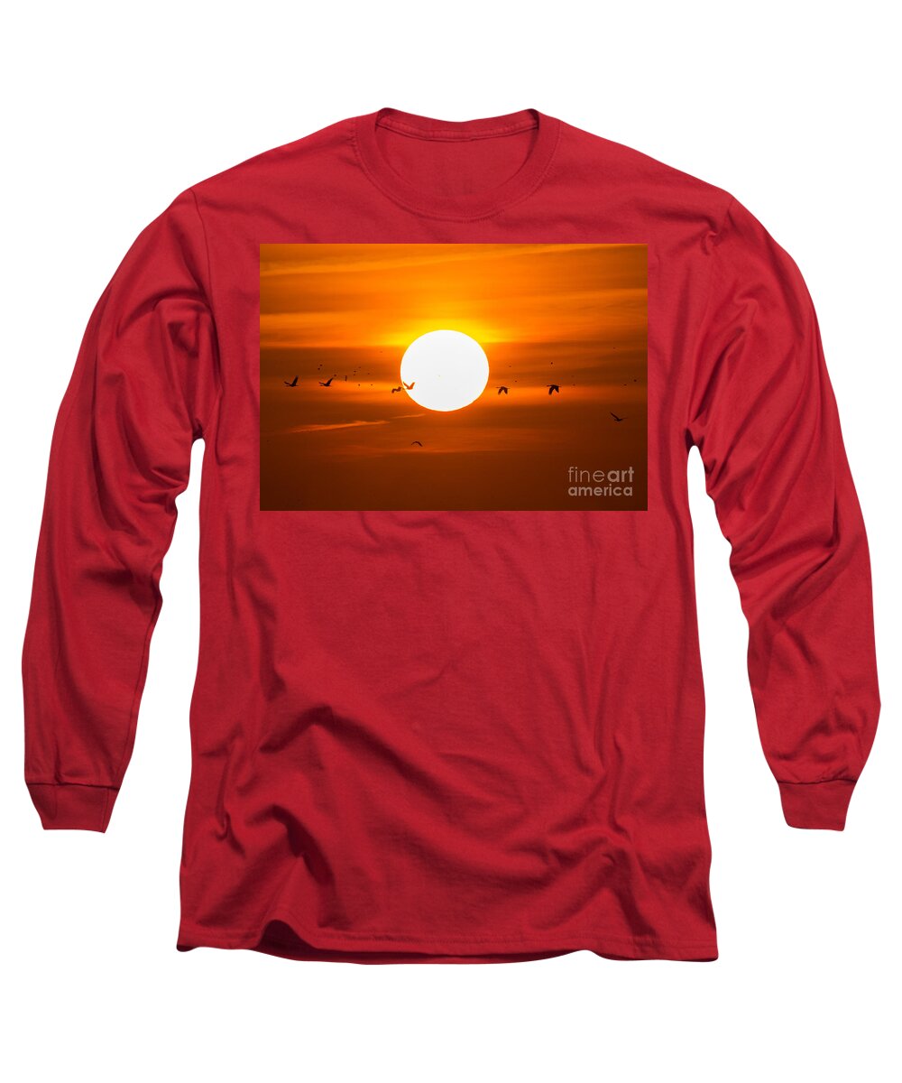 Sunrise Long Sleeve T-Shirt featuring the photograph Follow The Sun by Mimi Ditchie