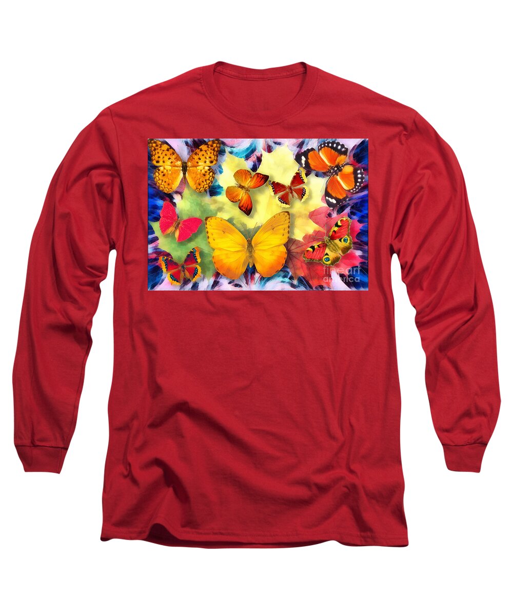 Butterflies Long Sleeve T-Shirt featuring the photograph Fritillary by Jack Torcello
