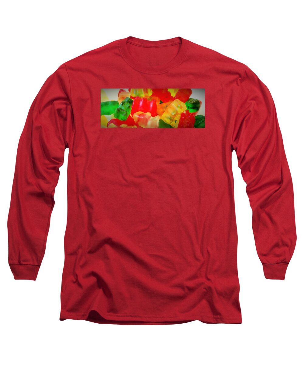 Candy Long Sleeve T-Shirt featuring the photograph Gummies by Martin Cline