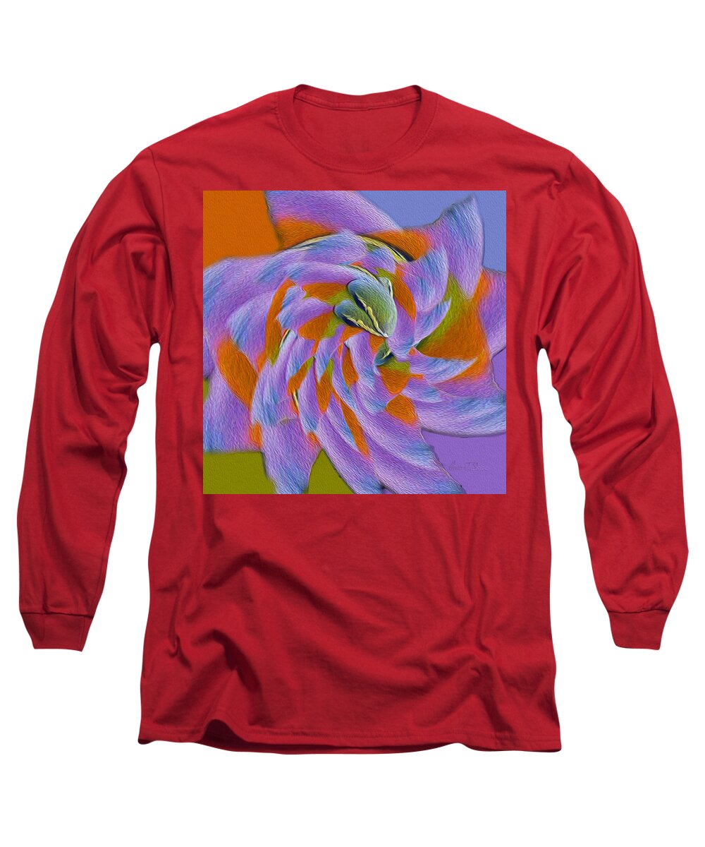  Long Sleeve T-Shirt featuring the digital art Learning To Fly by Robert J Sadler