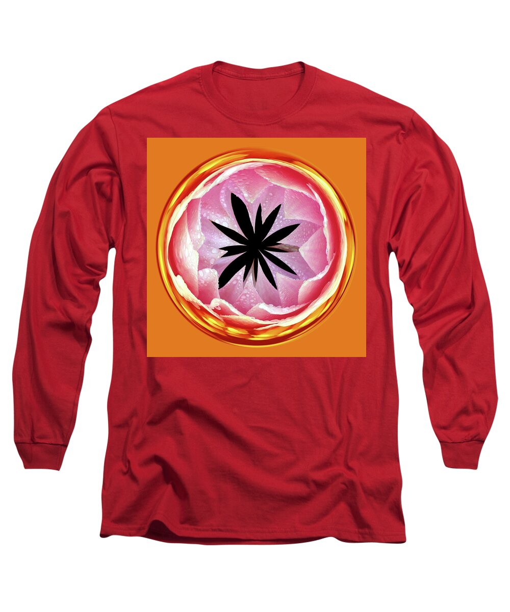 Orb Long Sleeve T-Shirt featuring the photograph Lily Orb by Bill Barber