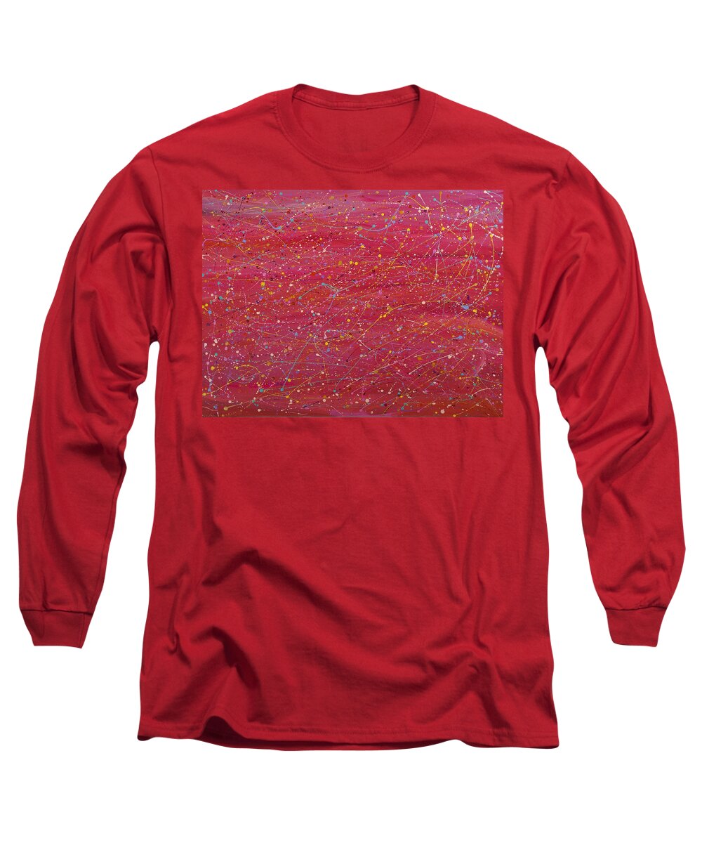 Oil Painting Long Sleeve T-Shirt featuring the painting Love by Hagit Dayan