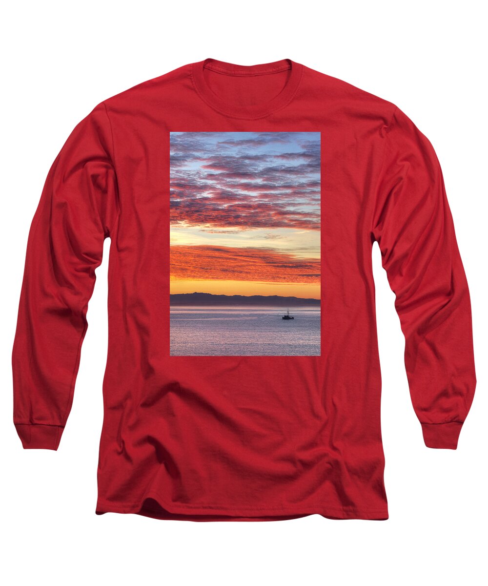 Morning Long Sleeve T-Shirt featuring the photograph Morning Catch 2 by Morgan Wright