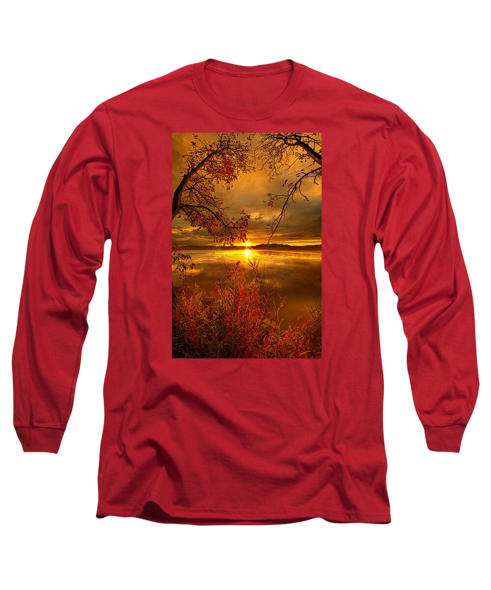 Lake Long Sleeve T-Shirt featuring the photograph Mother Nature's Son by Phil Koch